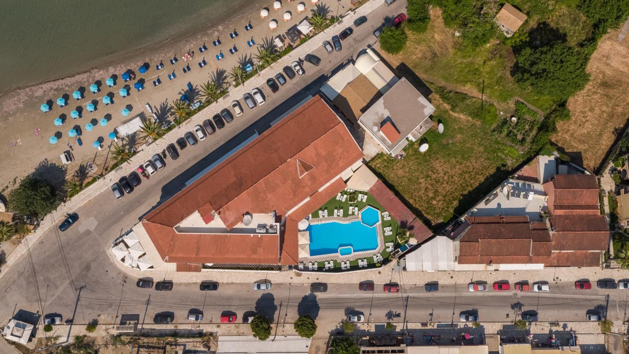 Aphrodite Beach Hotel Corfu โรดา ภายนอก รูปภาพ